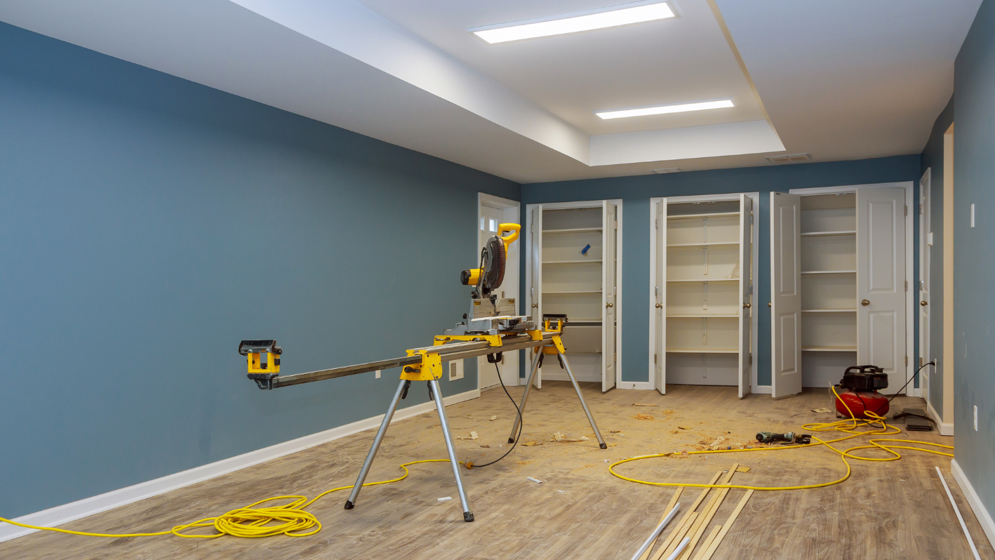 Interior painting and flooring renovation in Greensboro, NC